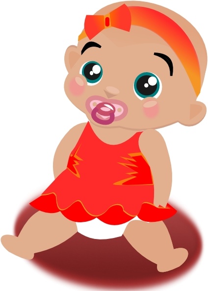 free clipart for baby girl - photo #17
