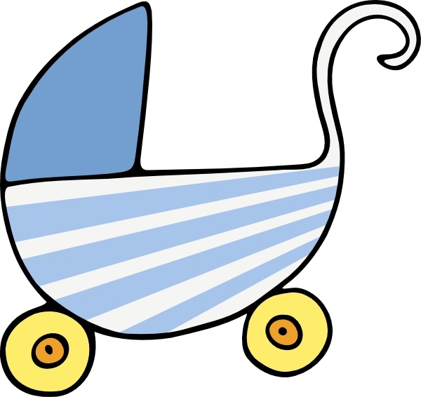 Free Baby Pictures Clip  on Baby Stroller Clip Art Vector Clip Art   Free Vector For Free Download