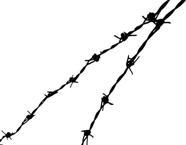 free clip art barbed wire border - photo #28