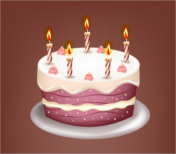 Birthday Cake Free vector in Adobe Illustrator ai ( .AI ), Encapsulated