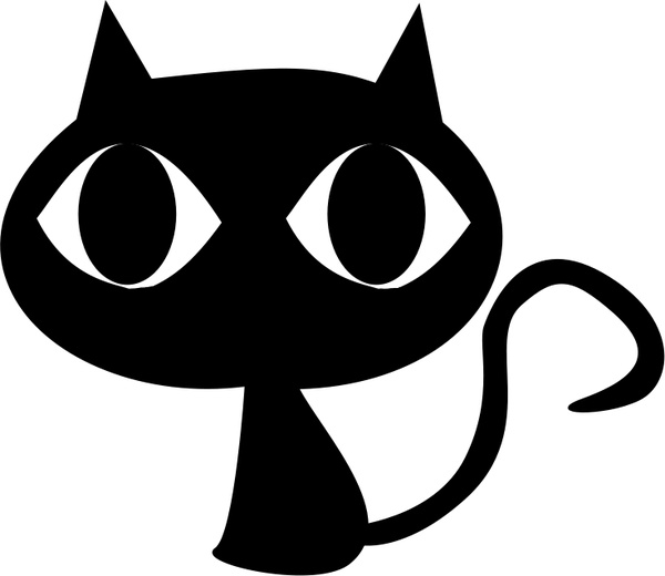 Free Vector Drawing Program on Black Cat Vector Clip Art   Free Vector For Free Download