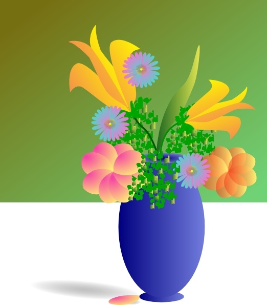 Bouquet Of Flowers clip art Free vector in Open office drawing svg