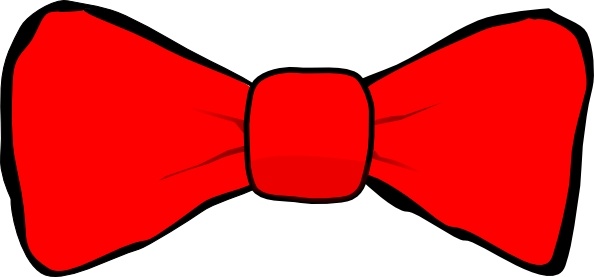 clipart bow tie outline - photo #36