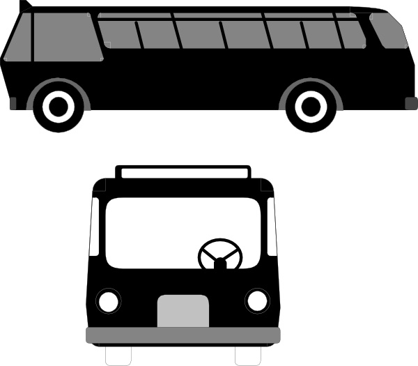 clip art of shuttle bus - photo #19