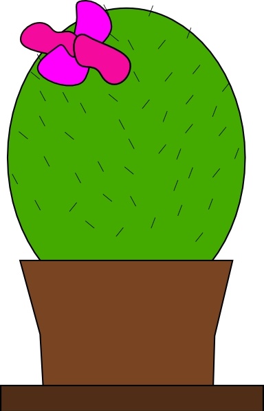 free clipart cactus flower - photo #7