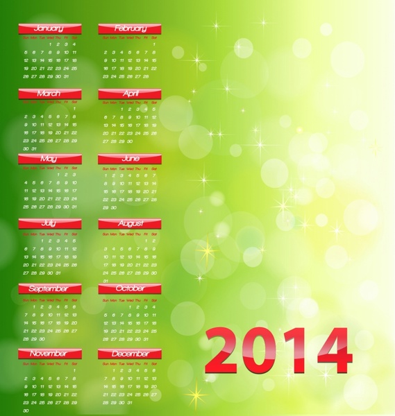 calendar 2014 photoshop free download