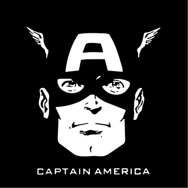 Free Skateboard on Captain America Vector Logo   Vectores Gratis Para Su Descarga