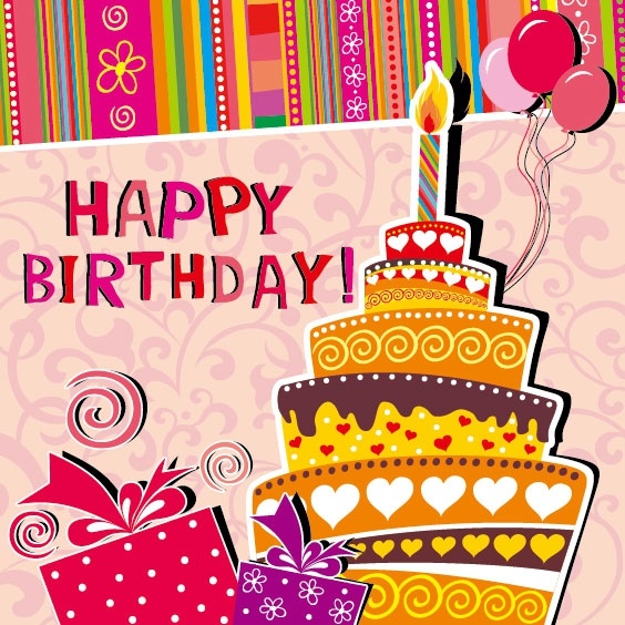 vector free download birthday card - photo #2
