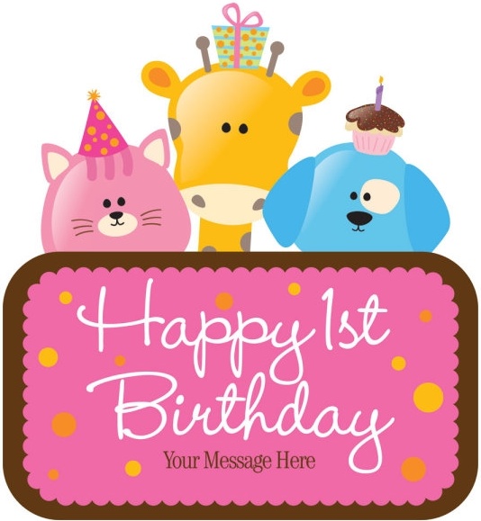 Puppy Birthday Cake on Cartoon Birthday Cards 02 Vector Vector Cartoon   Free Vector For Free