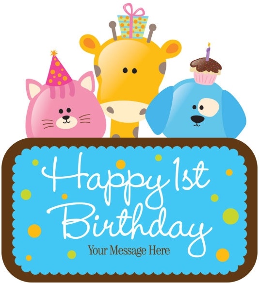 Birthday Vector Free Download on Cartoon Birthday Cards 03 Vector Vector Cartoon   Free Vector For Free