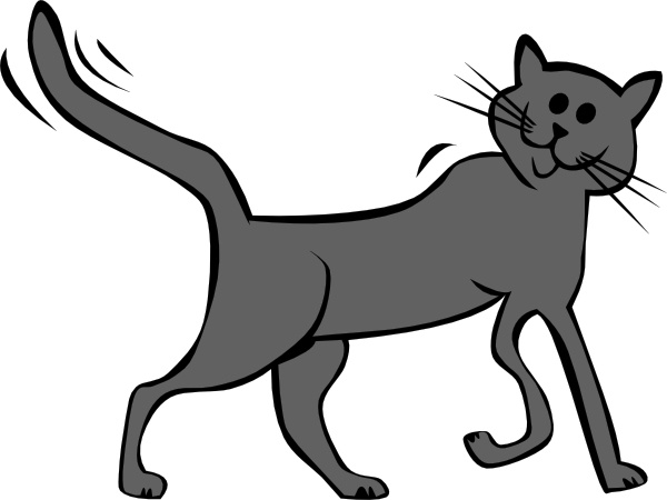 free cartoon cat clip art - photo #6