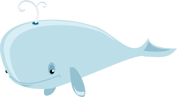 Cartoon Whale clip art Free vector in Open office drawing ...