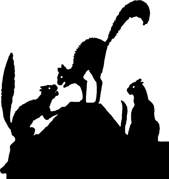 free dog and cat silhouette clip art - photo #47