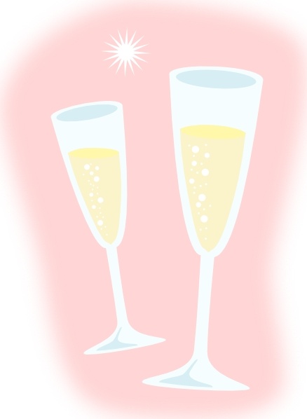 free clipart champagne glass - photo #13