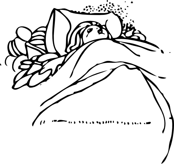 Child Sleeping clip art. Preview