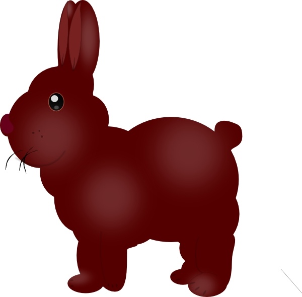 clipart chocolate easter bunny - photo #16