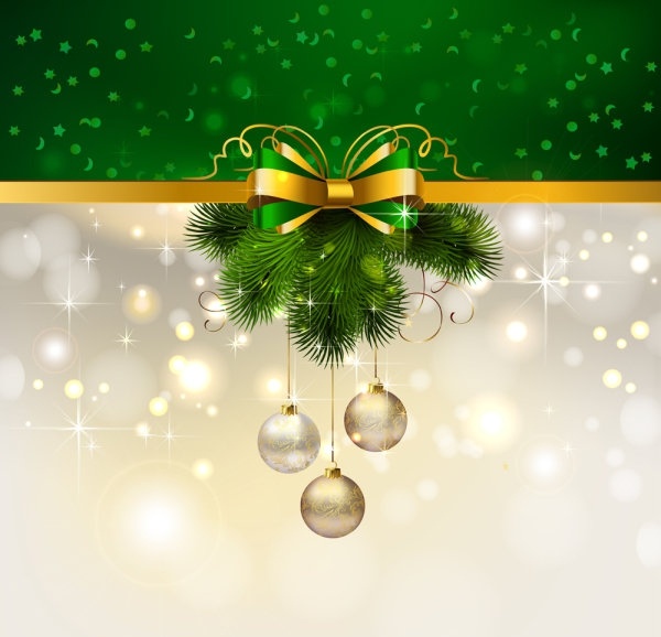 Christmas decoration background 04 vector Free vector in Adobe ...