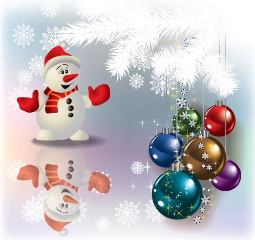 Christmas decorations 04 vector Free vector in Encapsulated PostScript ...