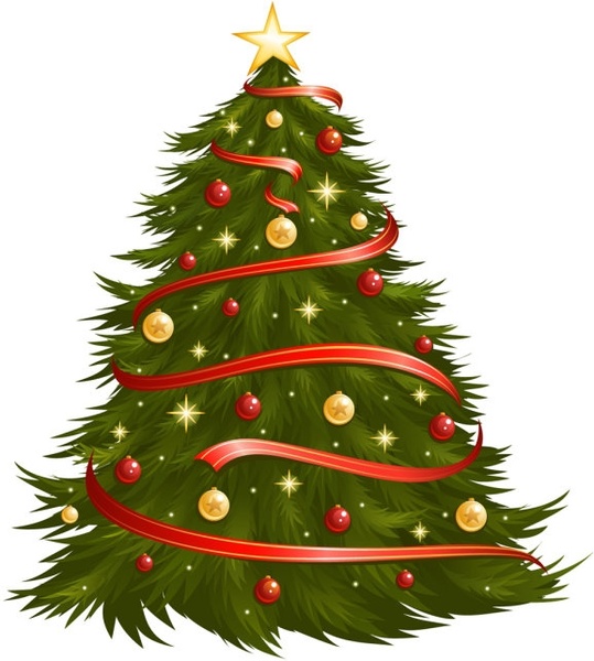 Free Downloadable on Tree 05 Vector Vector Christmas   Free Vector For Free Download