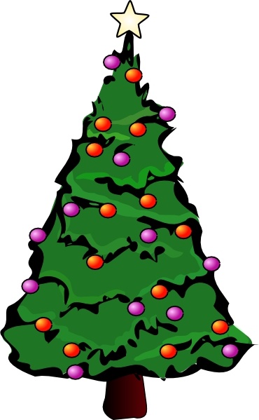 free christmas tree clip art downloads - photo #10