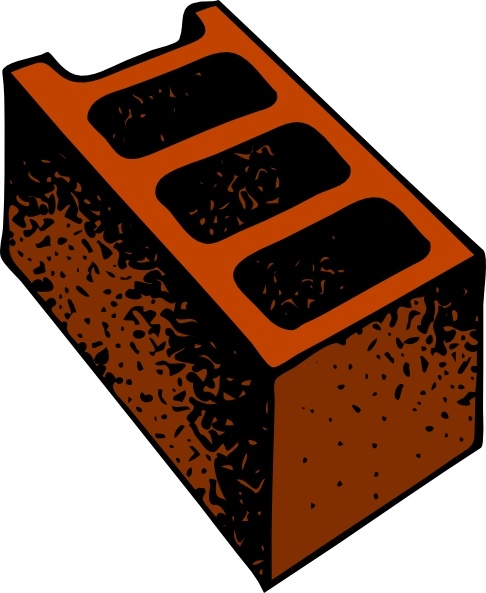 Cinder Block clip art Free vector in Open office drawing svg ( .svg
