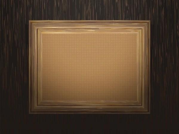 classic_wood_frame_03_vector_ ...