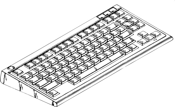clipart of keyboard - photo #8