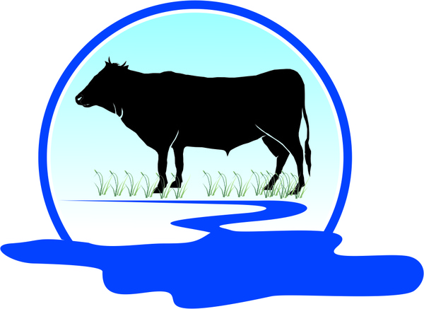 cow cdr clipart - photo #1