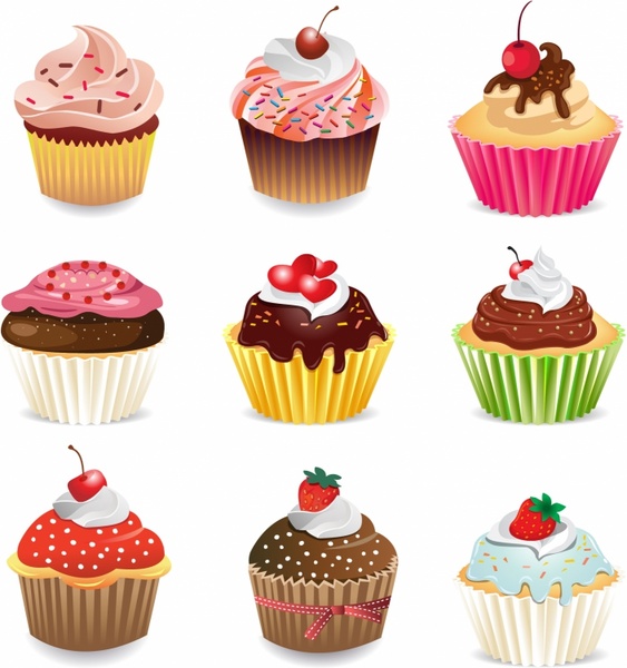 free vector clipart cupcake - photo #19