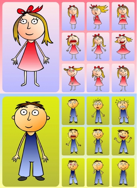 clip art pictures of boy and girl - photo #33