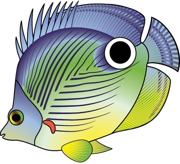Cute cartoon fish vector Free vector in Encapsulated ...