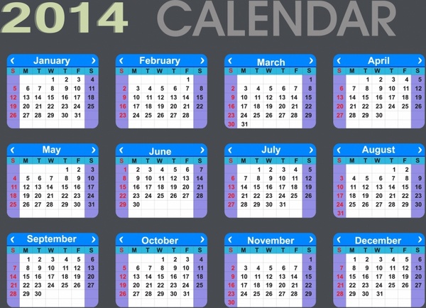 صور نتيجة 2014 Calendar صور تقويم 2014 ميلادي و هجري 1435 بالعربي رزنامة 2014 كاملة و ايام الاجازات