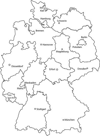 clipart map germany - photo #32