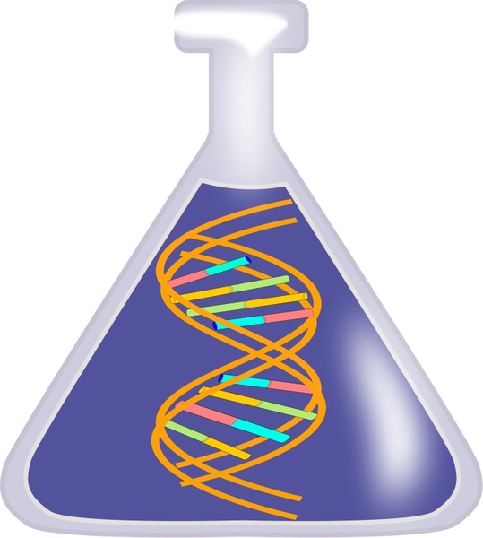  Vector on Dna In A Bottle Vector Clip Art   Free Vector For Free Download