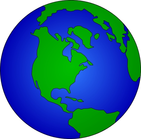 earth globe clipart vector - photo #17
