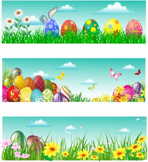 Easter banner Free vector in Adobe Illustrator ai ( .AI ...