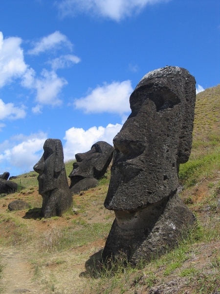 The stunning stone statues of the Easter Island