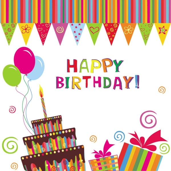 Free Birthday on Birthday 05 Vector Vector Misc   Free Vector For Free Download