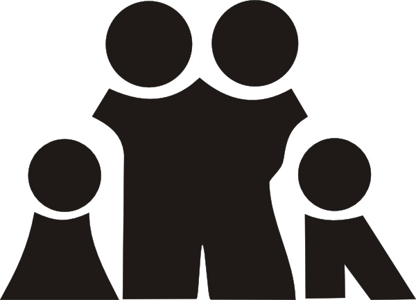 symbol for family. Family Sign Symbol Black clip
