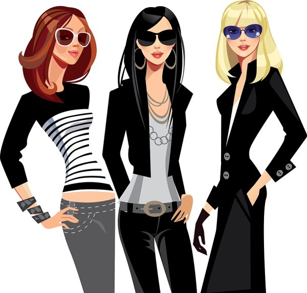 Vector fashion models free vector download (5,015 Free vector) for