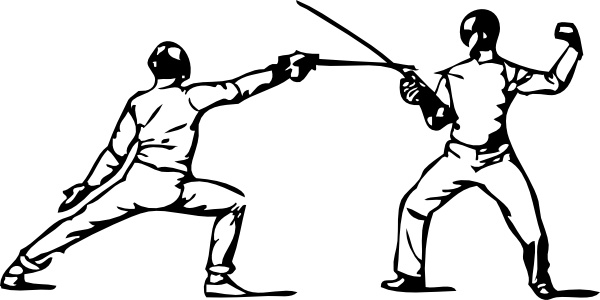 fencing sport clipart - photo #14