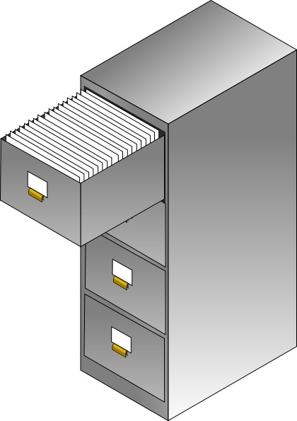 clipart file cabinet icon - photo #8