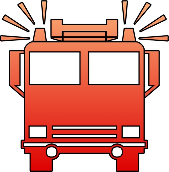 free clipart of fire trucks - photo #20