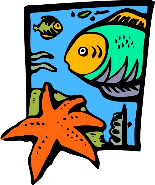 Clip Art Starfish. Fish Marine Life Starfish clip