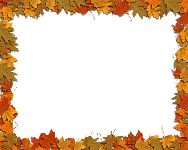 free autumn leaf border clip art - photo #34