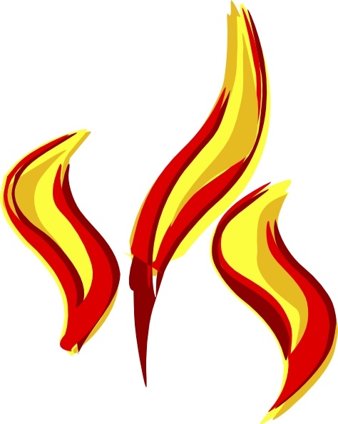 free clipart flames of fire - photo #39