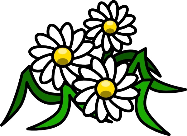 free clip art flower line - photo #15