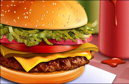 food hamburgers 3347 ● ডাউনলোড করুন দারুন কিছু ফটোশপ ডিজাইন (PSD Templates) !!! | Techtunes