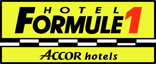 Formula  Hotel on Formule 1 Hotel Vector Logo   Free Vector For Free Download