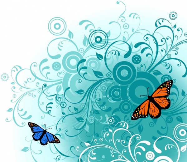 Free Vector on Free Vector    Vector Misc    Free Butterfly Vector Art